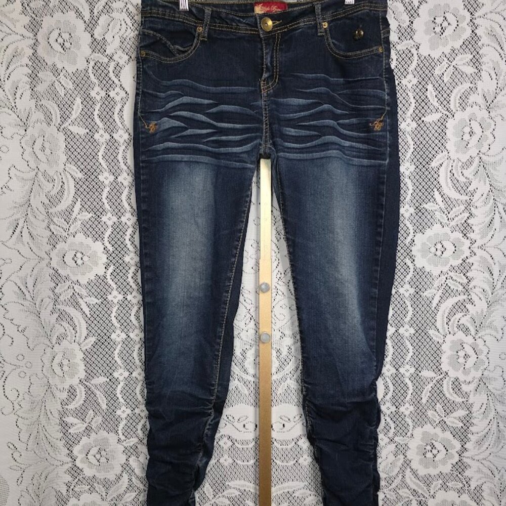 Rare Y2K Apple Bottom Scrunch Leg Jeans 13/14